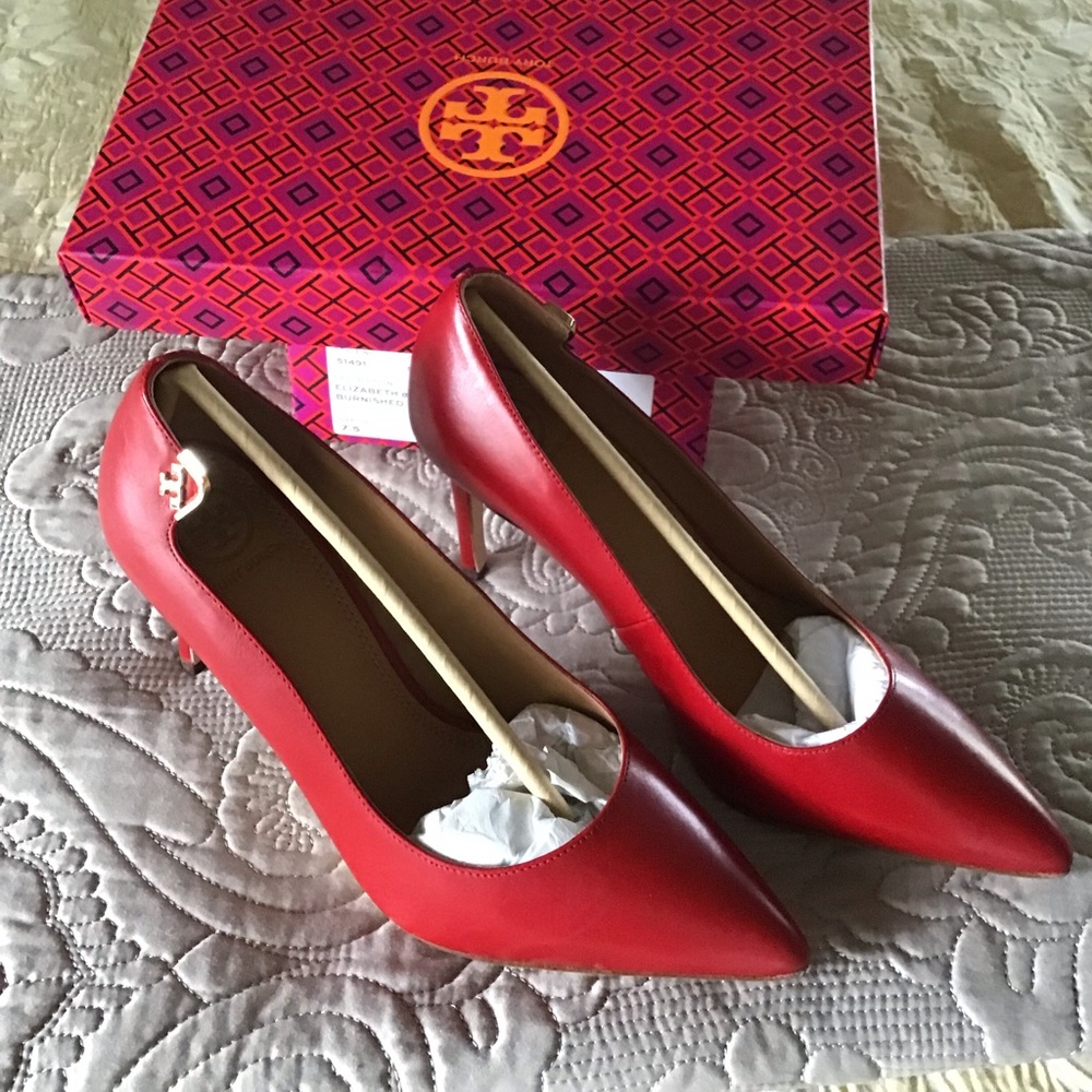 Tory Burch New Red Pumps